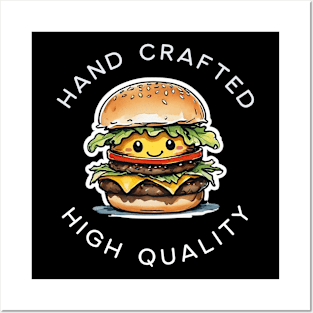 Hand Crafted Burger Posters and Art